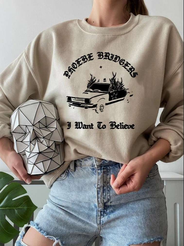 Phoebe Bridgers Metal I Want To Believe Shirt 1 Phoebe Bridgers Metal I Want To Believe Shirt