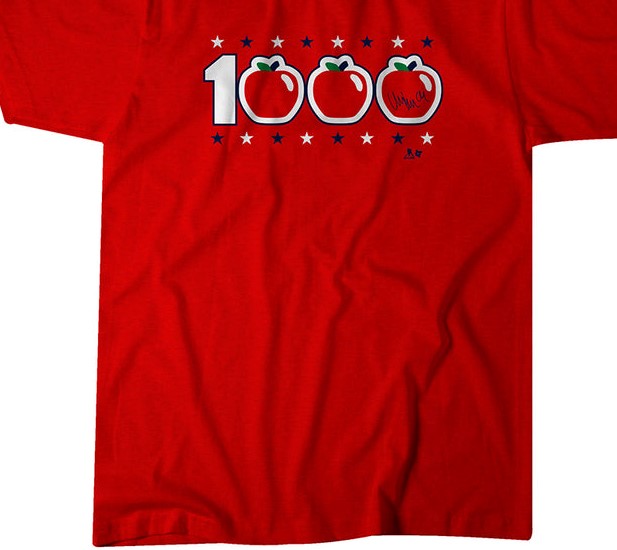N1KY APPLES NICKLAS BACKSTROM 1000 Signature Shirt