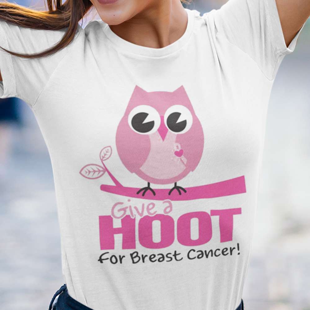 Olw Give A Hoot For Breast Cance shirt