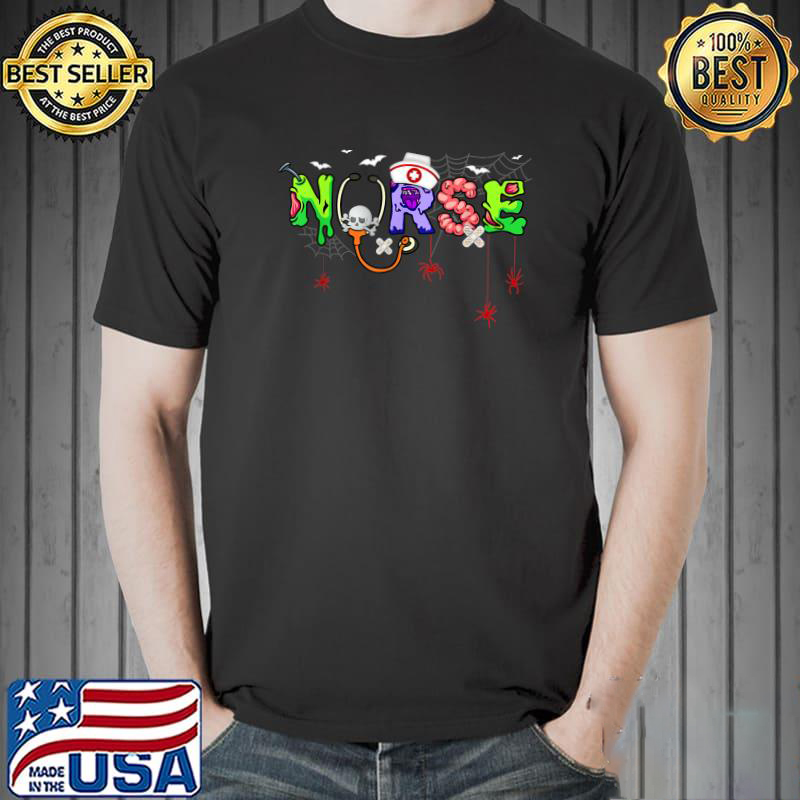 Nurse Halloween Scary Stethoscope Nursing Halloween shirt