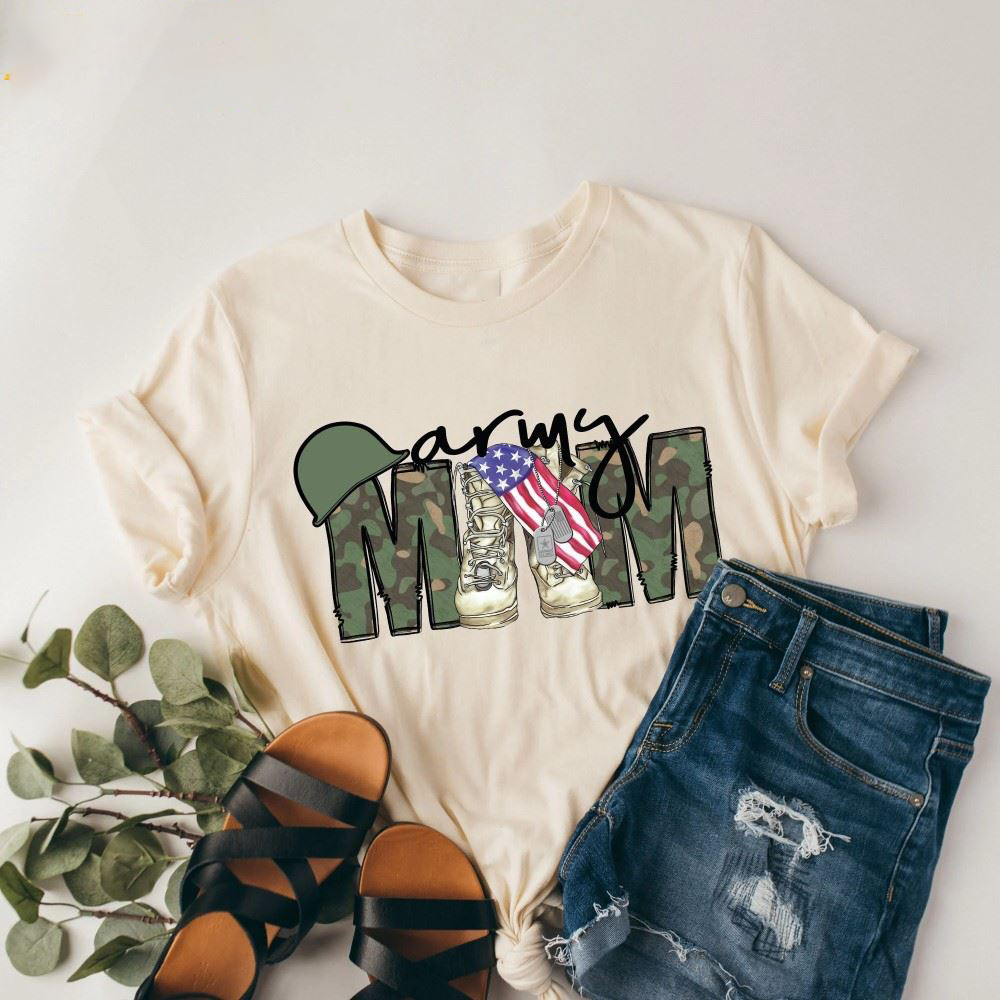 Flag  Army Mom shirt