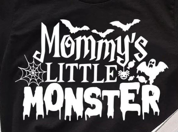Mommy's Little Monster Ghost Bat Halloween shirt 3 Mommy's Little Monster Ghost Bat Halloween shirt