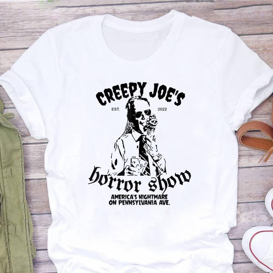 Creepy Joe's Horror Show America's Nightmare On Pennsylvania Ave FJB Halloween shirt