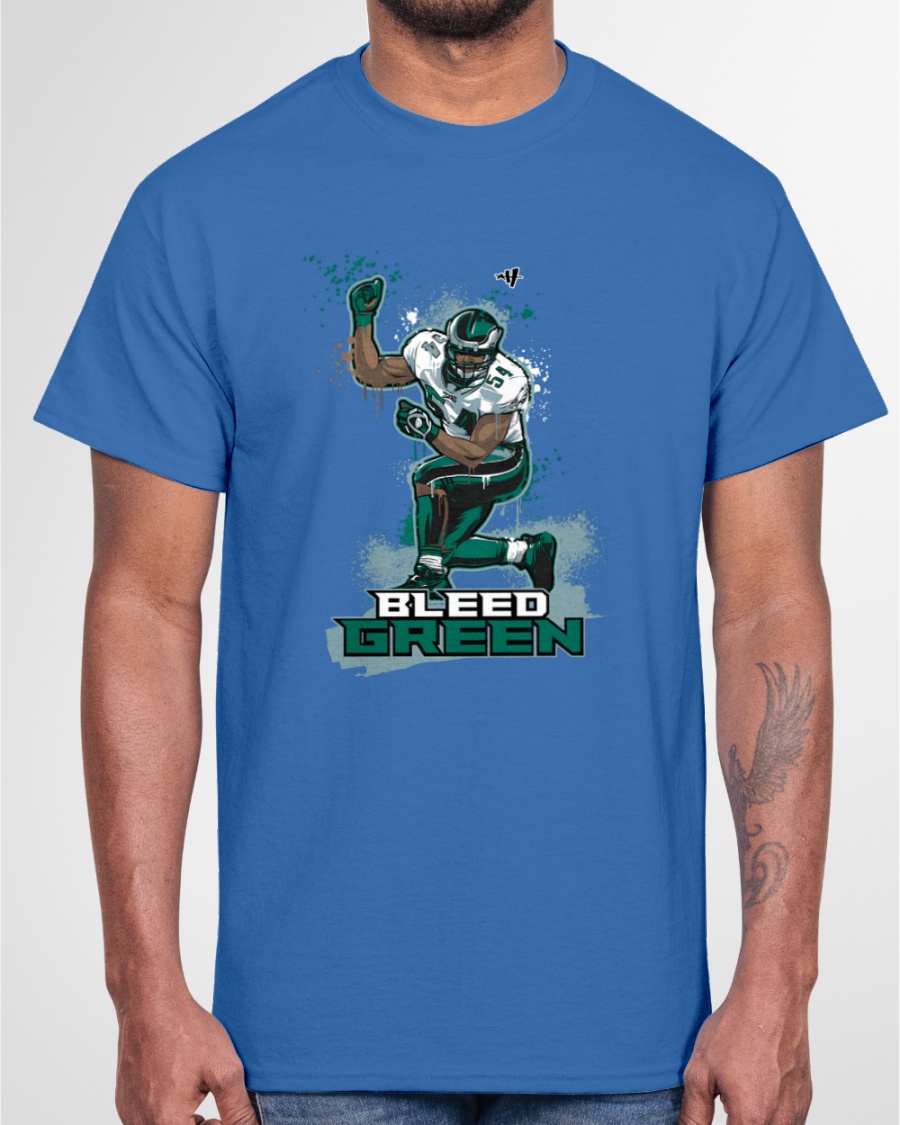 Bleed Green Jeremiah Trotter Nick Sirianni Wearing shirt
