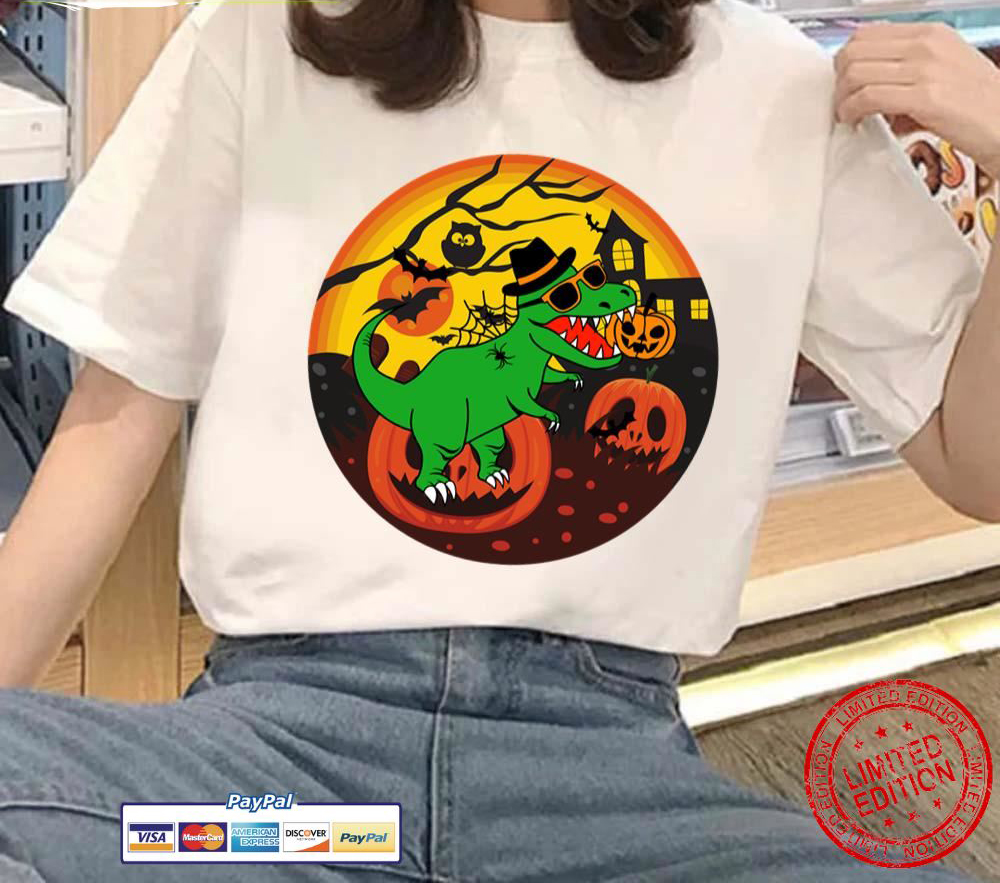 Dinosaur owl Pumpkin Pet Simulator Halloween shirt