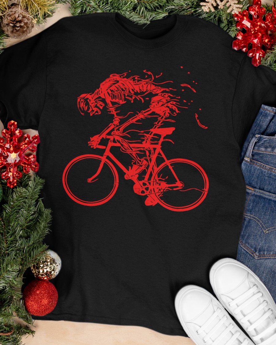Skeleton Skull Bike Cycle SHIRT