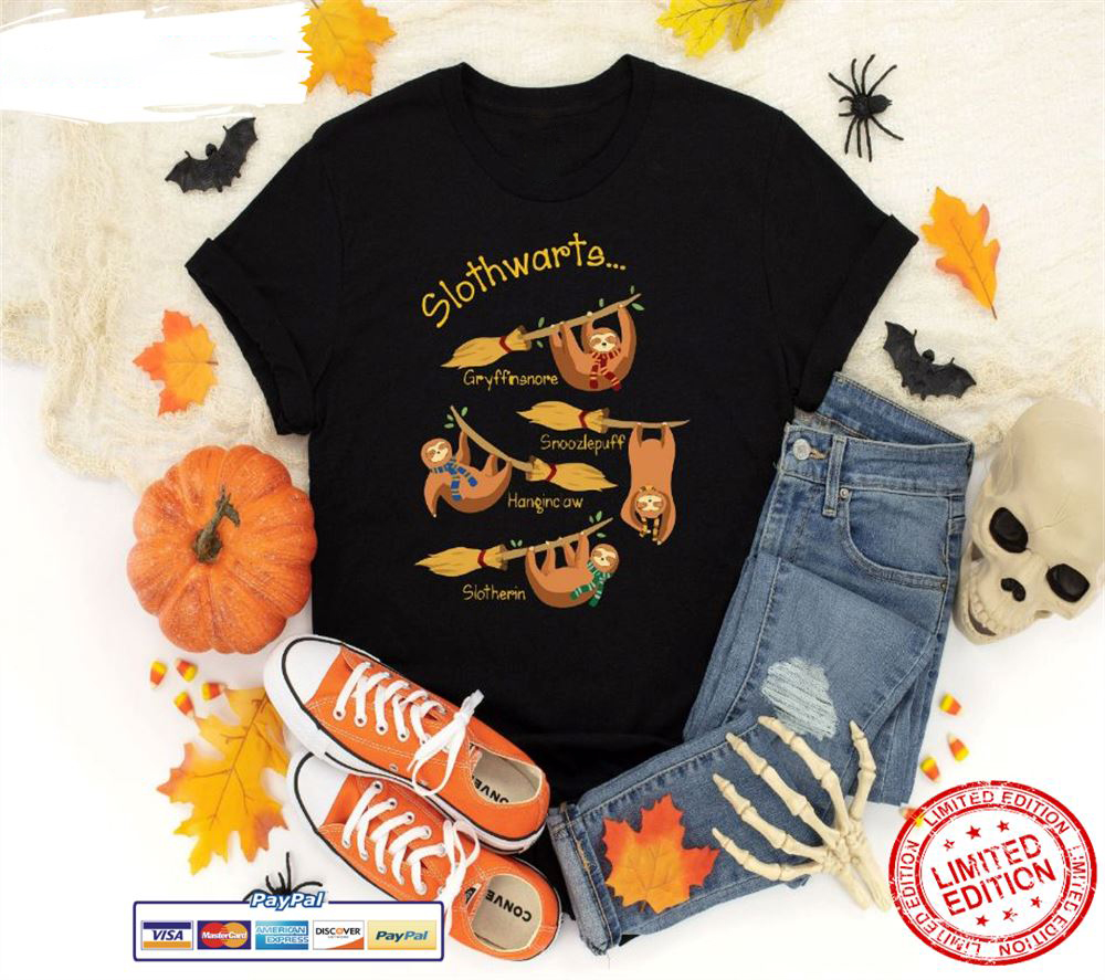 Slothwarts Sloth Halloween shirt