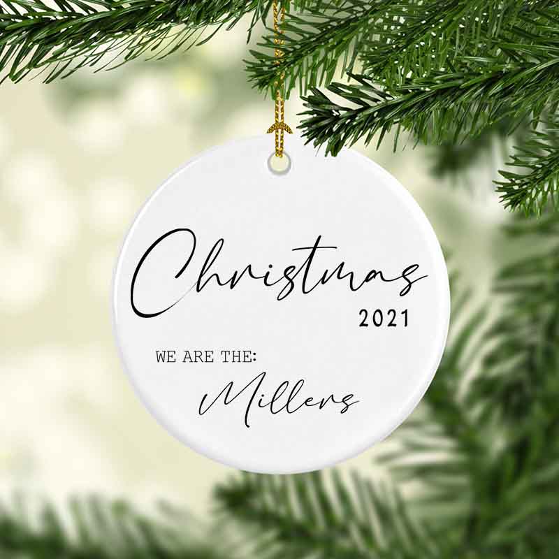 Personalized Ornament Custom Name We Are The Family Ornament (2) 3 Personalized Ornament Custom Name We Are The Family Ornament (2)