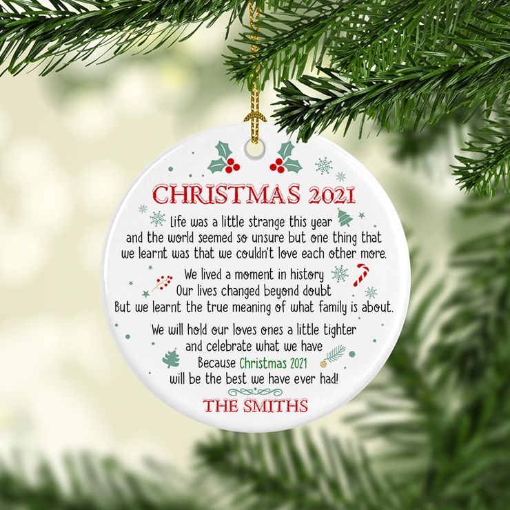 Ornament Christmas Year Ornament Custom 3 Ornament Christmas Year Ornament Custom