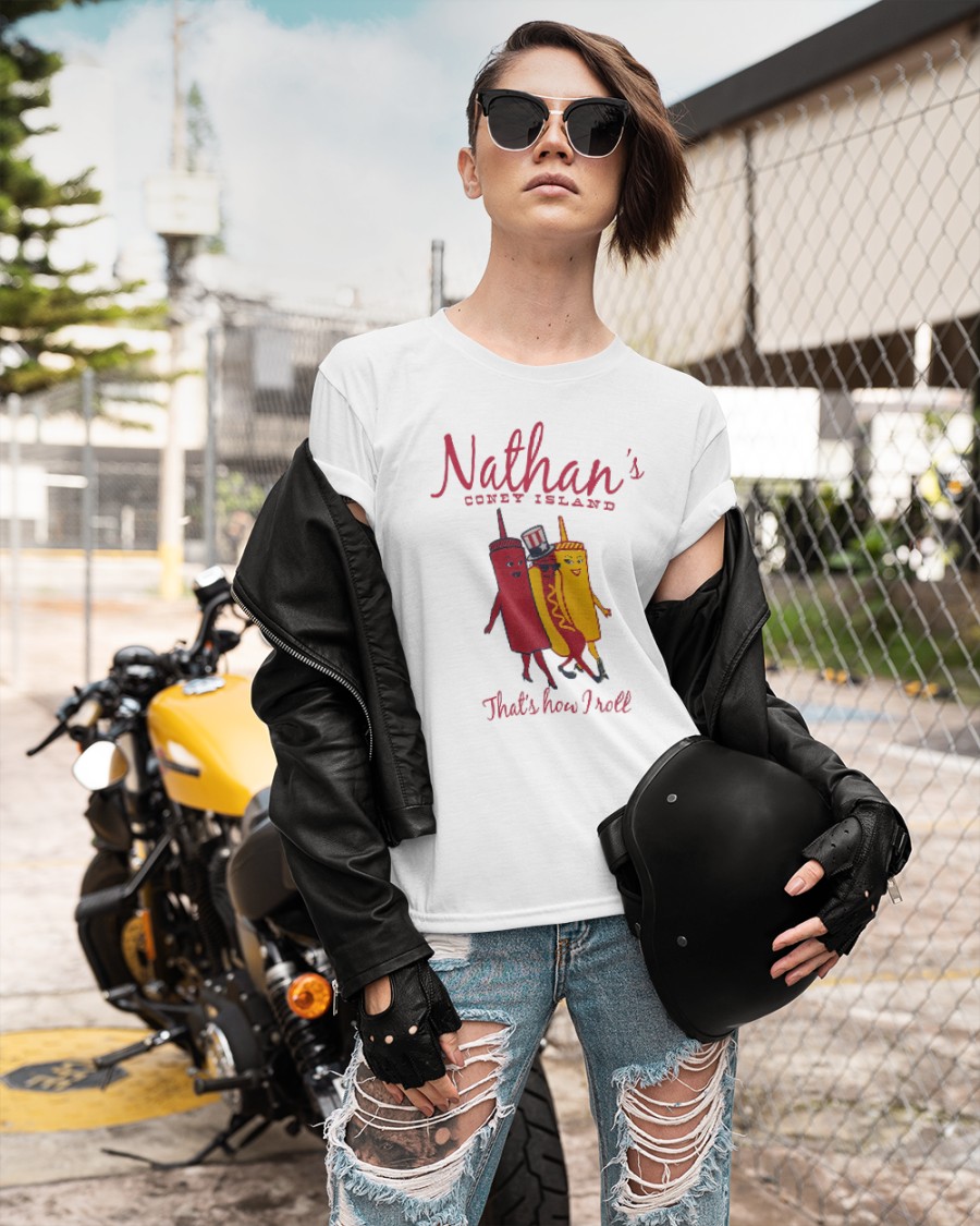 Nathan's Coney Island That's How I Roll T Shirt