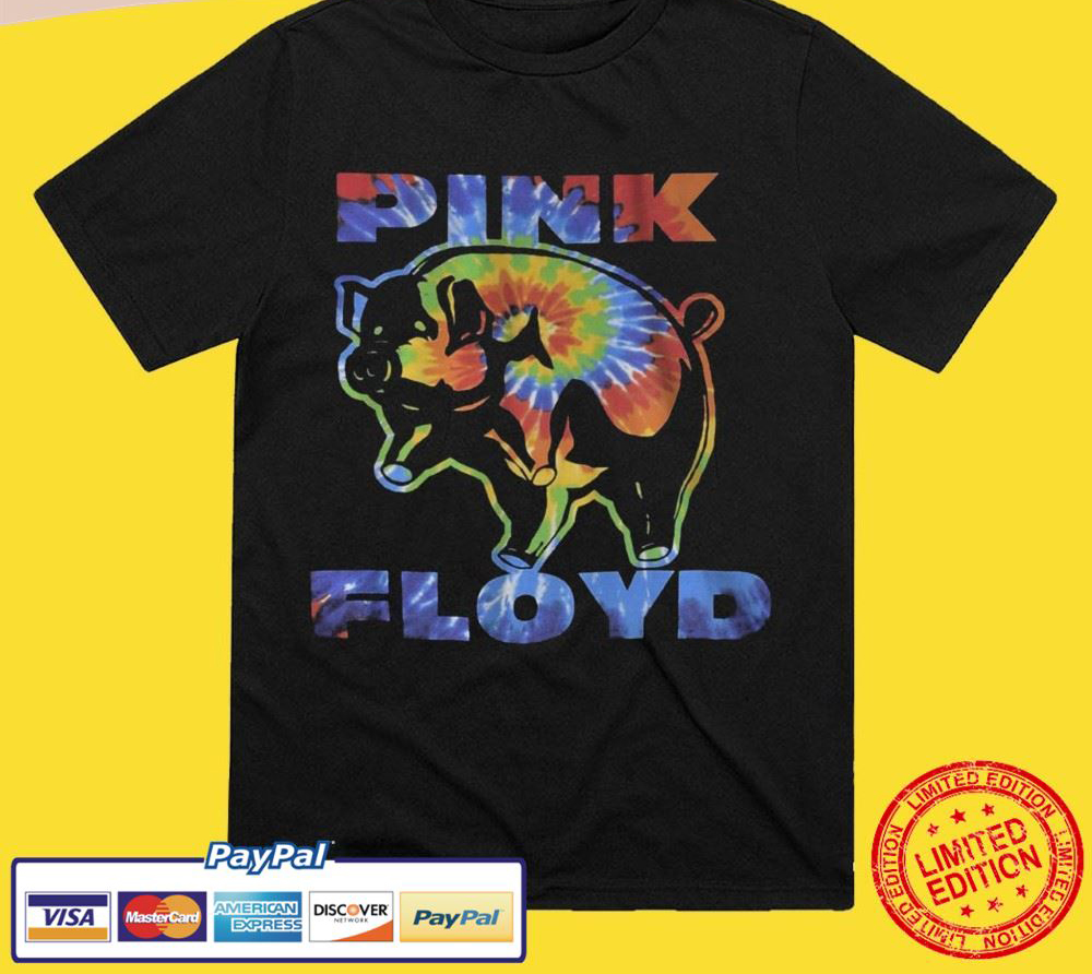 Pink Floyd Psychedelic Pig Black Shirt
