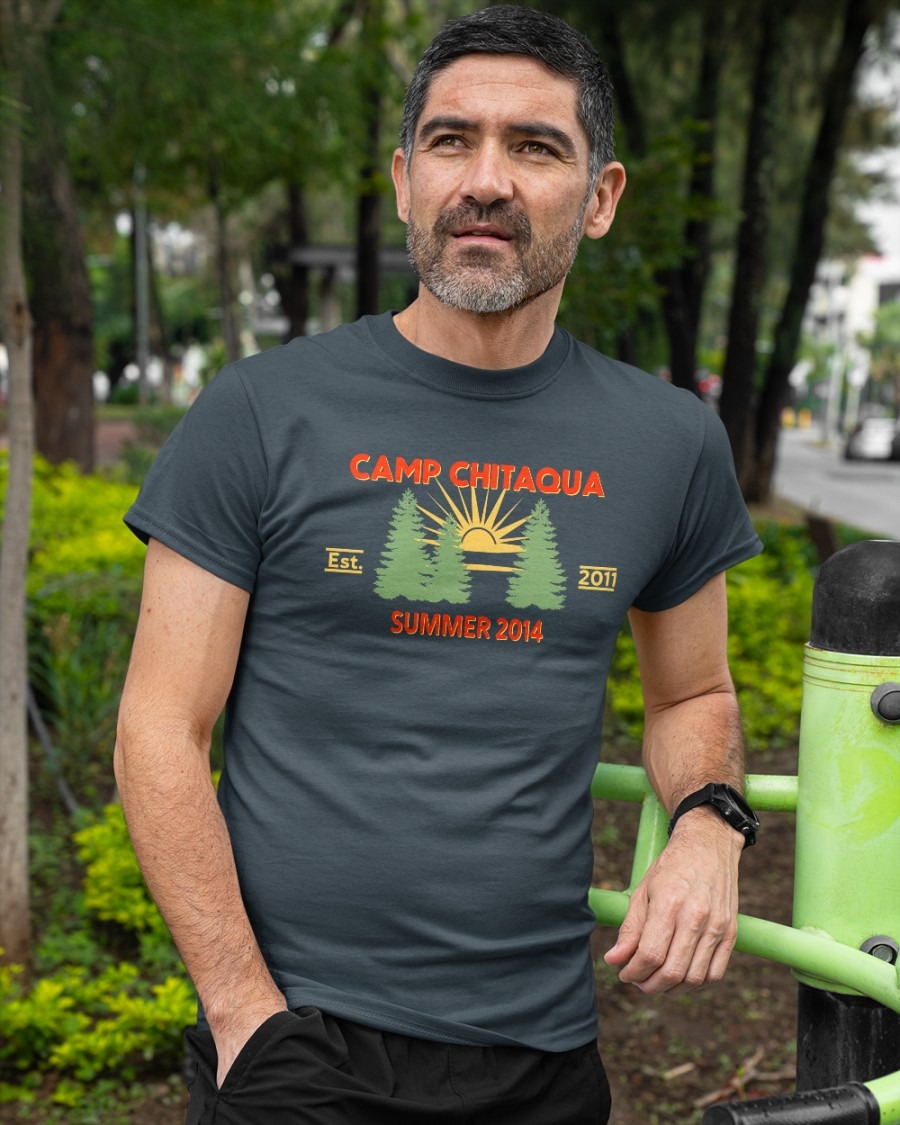 Camp Chitaqua Summer 2014 Sun Tree Est 2011 shirt