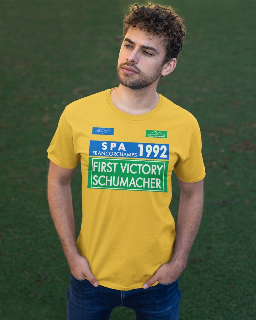 Spa Francorchamps 1992 First Victory Schumacher shirt
