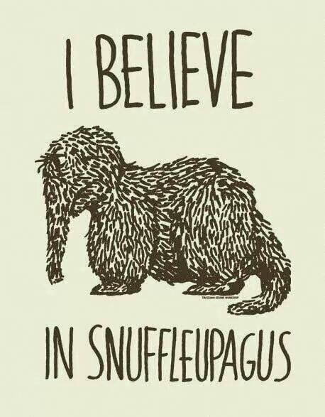 I Believe In Snuffleupagus shirt
