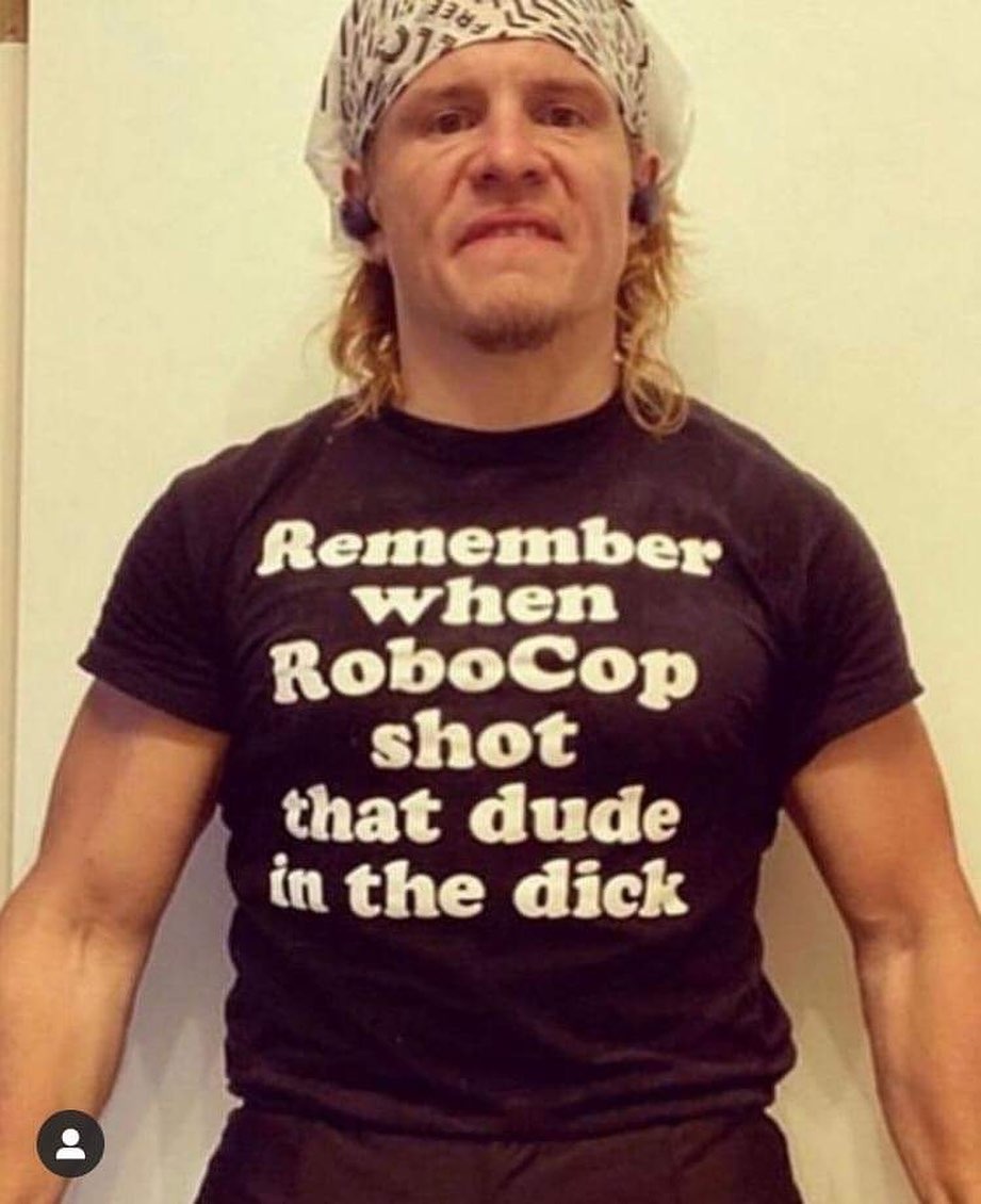 Remember When Robocop Shot That Dude In The Dick shirt