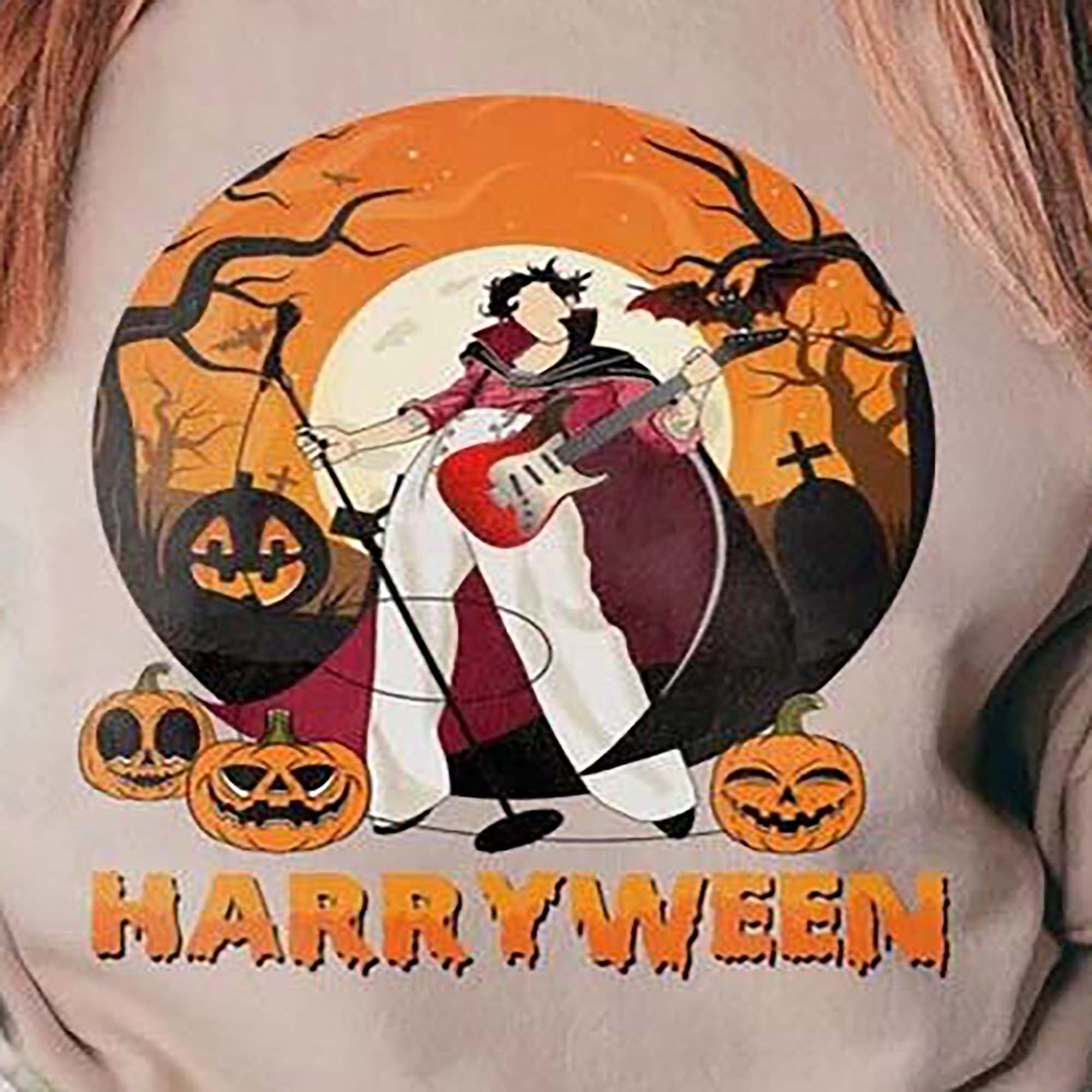 Harry Styles Harryween Halloween Night Party With Boo And Carving Pumlins shirt