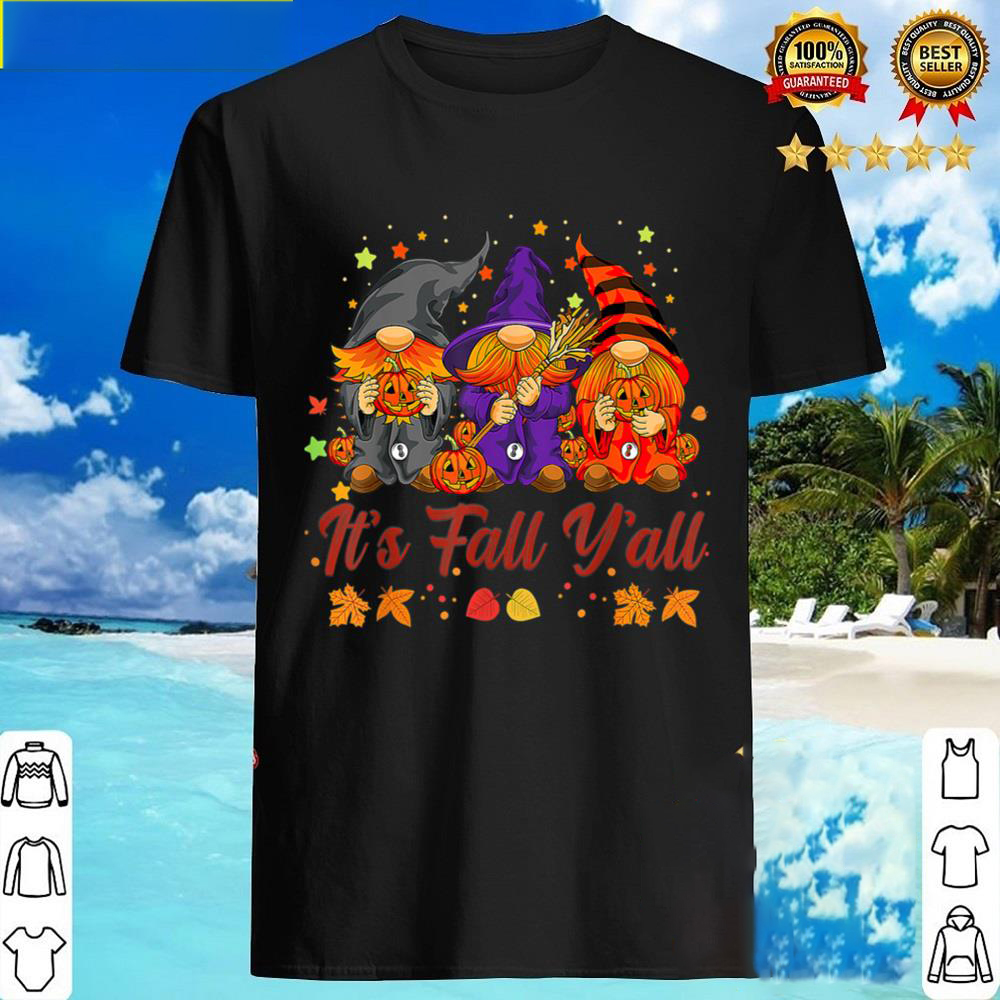 It's Fall Y'all Halloween pumpkin autumn shirt