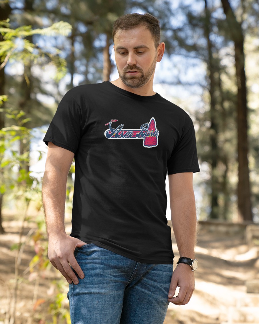 Get Spencer Strider Wearing Atlanta Braves Arm Barn Shirt For Free Shipping  • Custom Xmas Gift