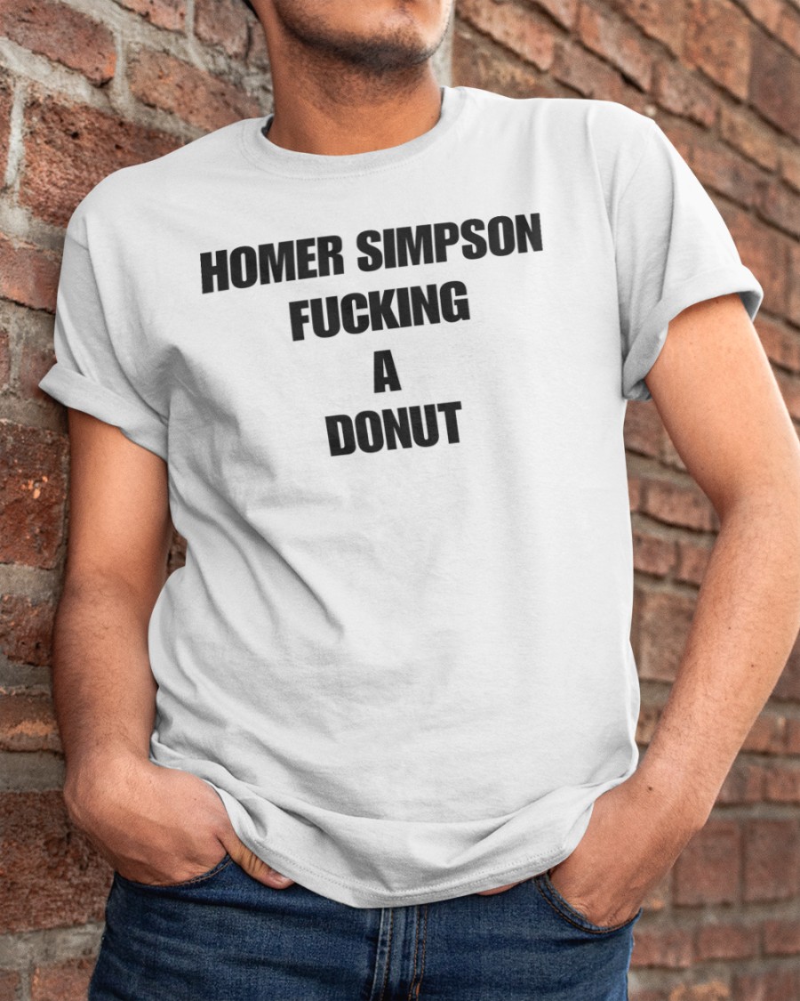 Homer Simpson Fucking A Donut Sweatshirt