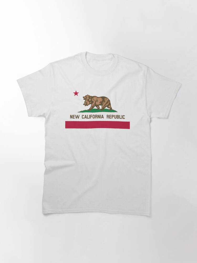 New California Republic Flag Bear Star shirt