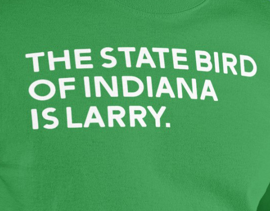 The State Bird Of Indiana Is Larry Shirt