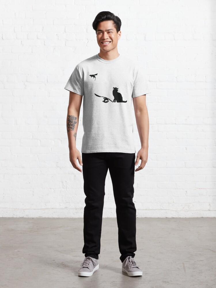 Banksy Cat And Super Mouse shirt