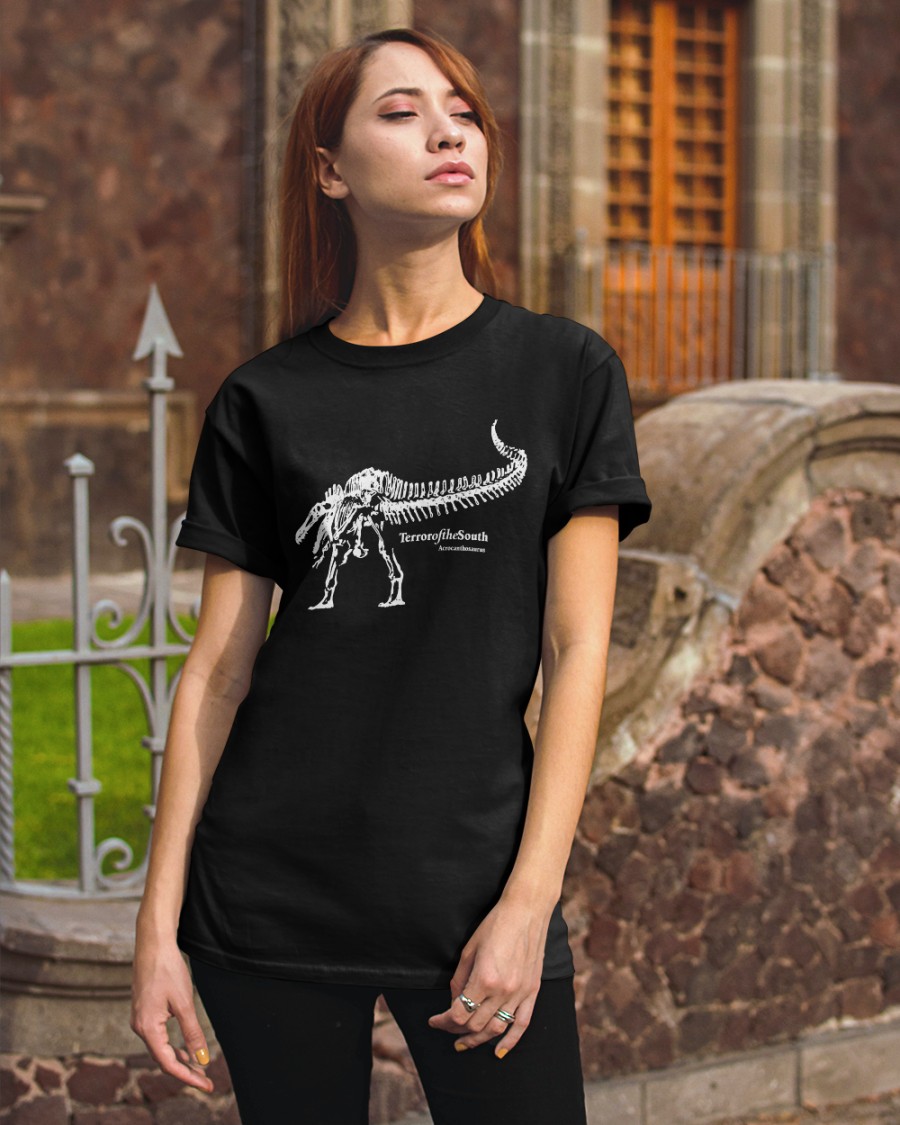 Black Terrorofthesouth Acrocanthosaurus Shirts 2 Black Terrorofthesouth Acrocanthosaurus Shirts