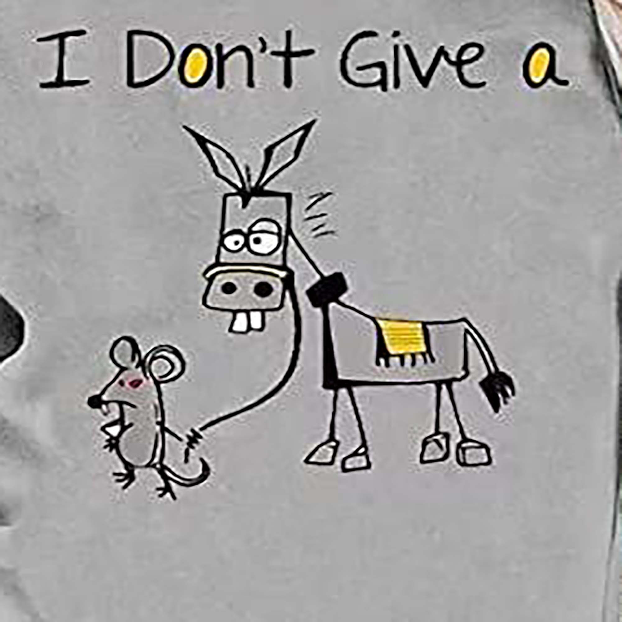 I Don't Give A Mouse Donkey Shirt1