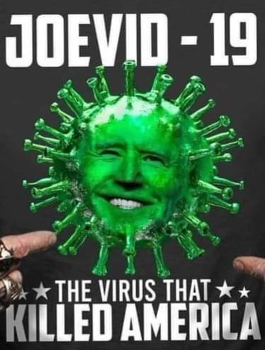 Joevid 19 The Virus that Killed AMERICA SHIRT