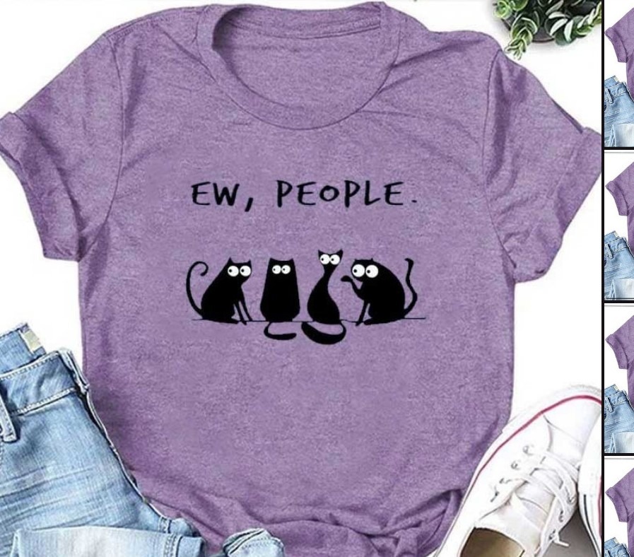 Ew People Animal Black shirt