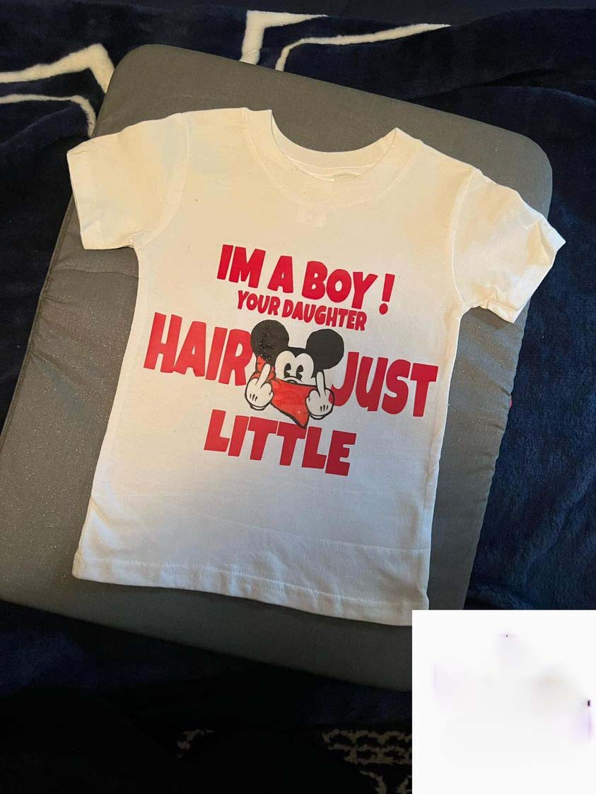 Im A Boy Your Daughter Hair Just Little Mickey FY shirt