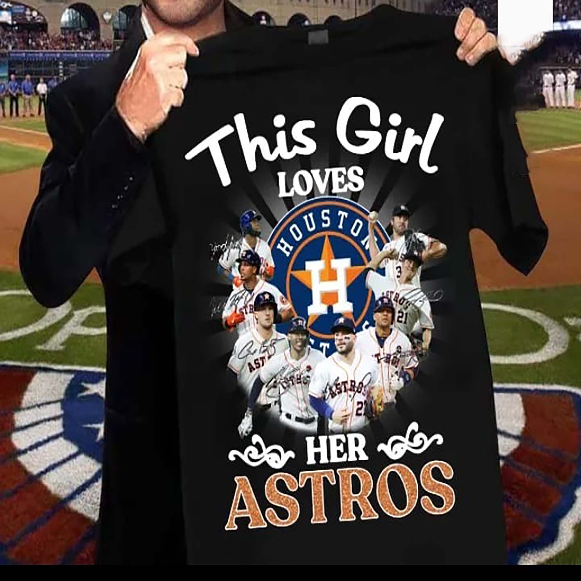 This Girl LovesHouston Astros  National League Signature shirt