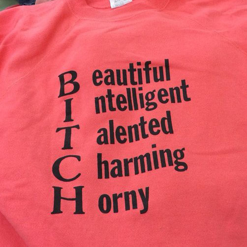 Bitch beautiful intelligent Aalented Charming Horny shirt