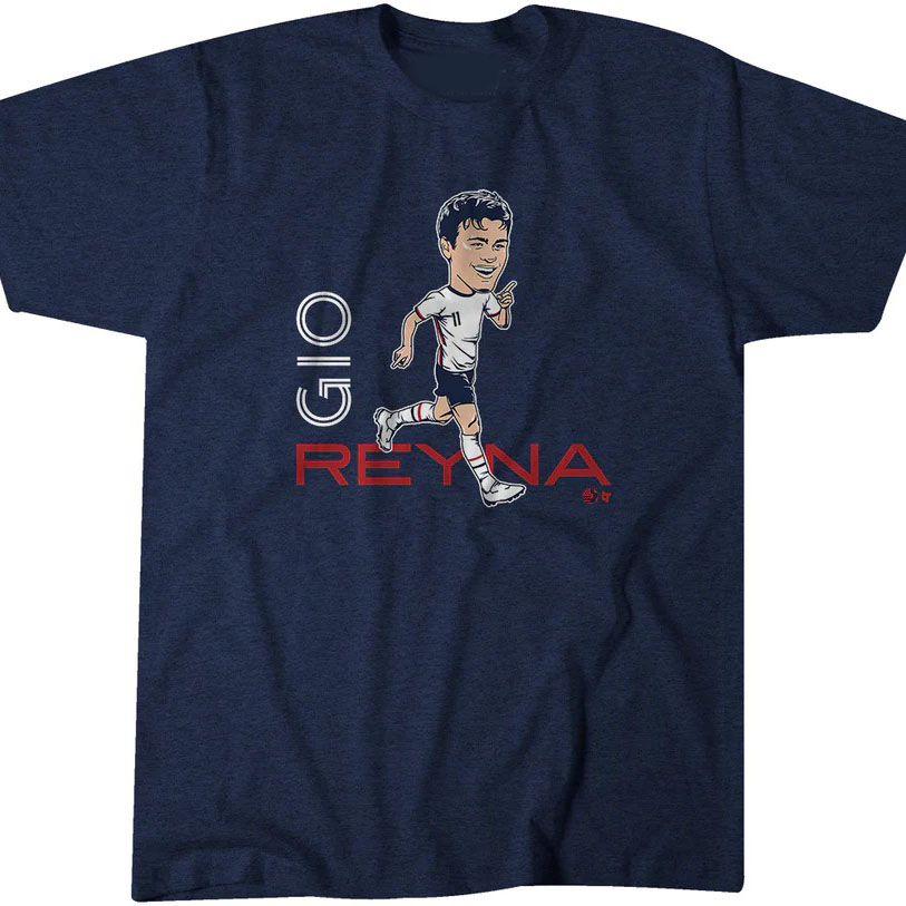 Borussia Dortmund Gio Reyna Caricature shirt 3 Borussia Dortmund Gio Reyna Caricature shirt