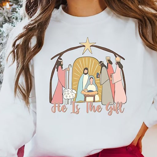 Christian He is gift Christmas shirt