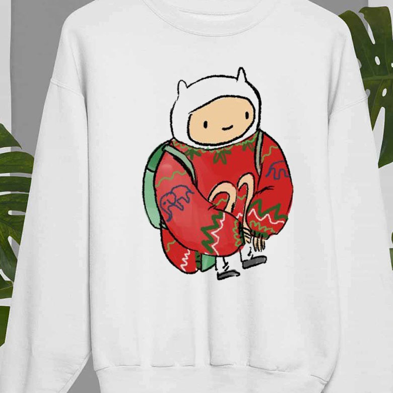 Description Christmas Finn Sketch Fanart shirt