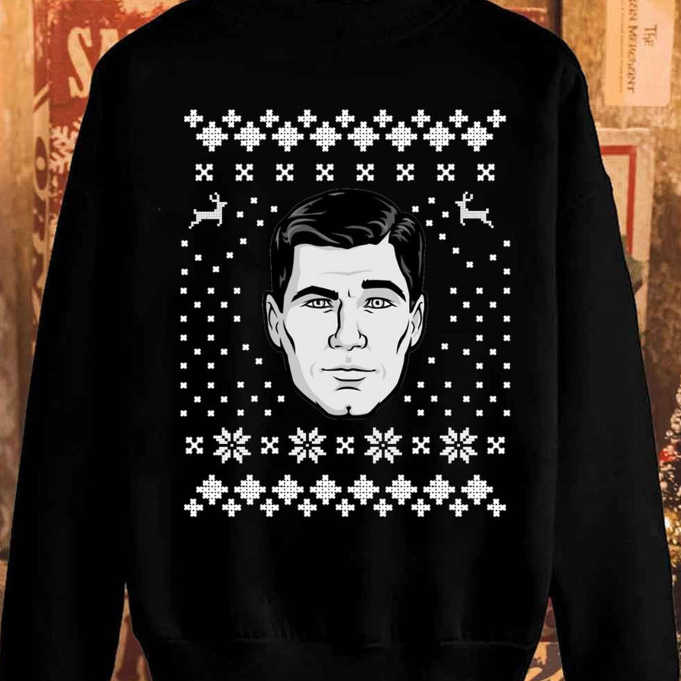 An Archer Christmas Pattern shirt