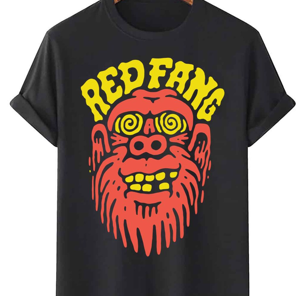 Bigfoot Logo Design Red Fang shirt