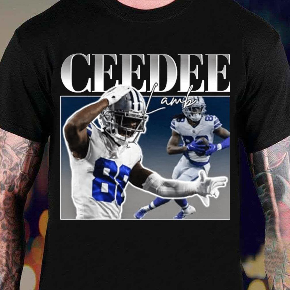 Get Ceedee Lamb Retro Portrait Dallas Football shirt For Free Shipping •  Custom Xmas Gift