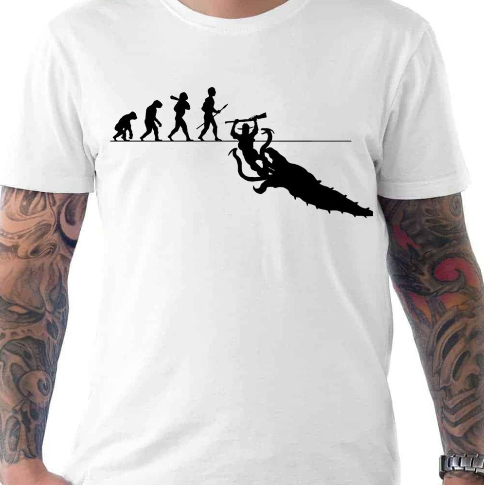Evolution Graboid Black Art Tremors shirt