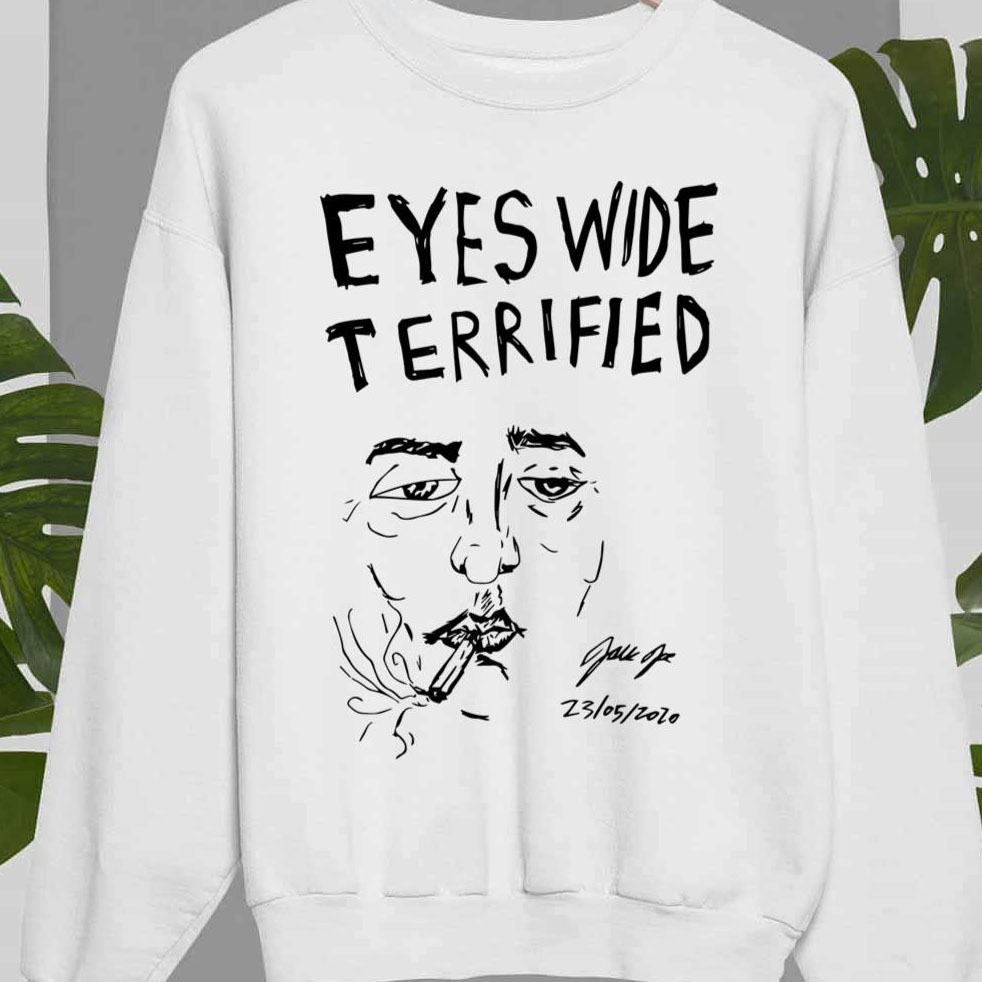 Eyes Wide Terrified Lockdown Art Daniel Johnston shirt