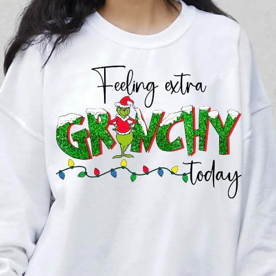 Feeling extra Grinchy today Christmas shirt 3 Feeling extra Grinchy today Christmas shirt