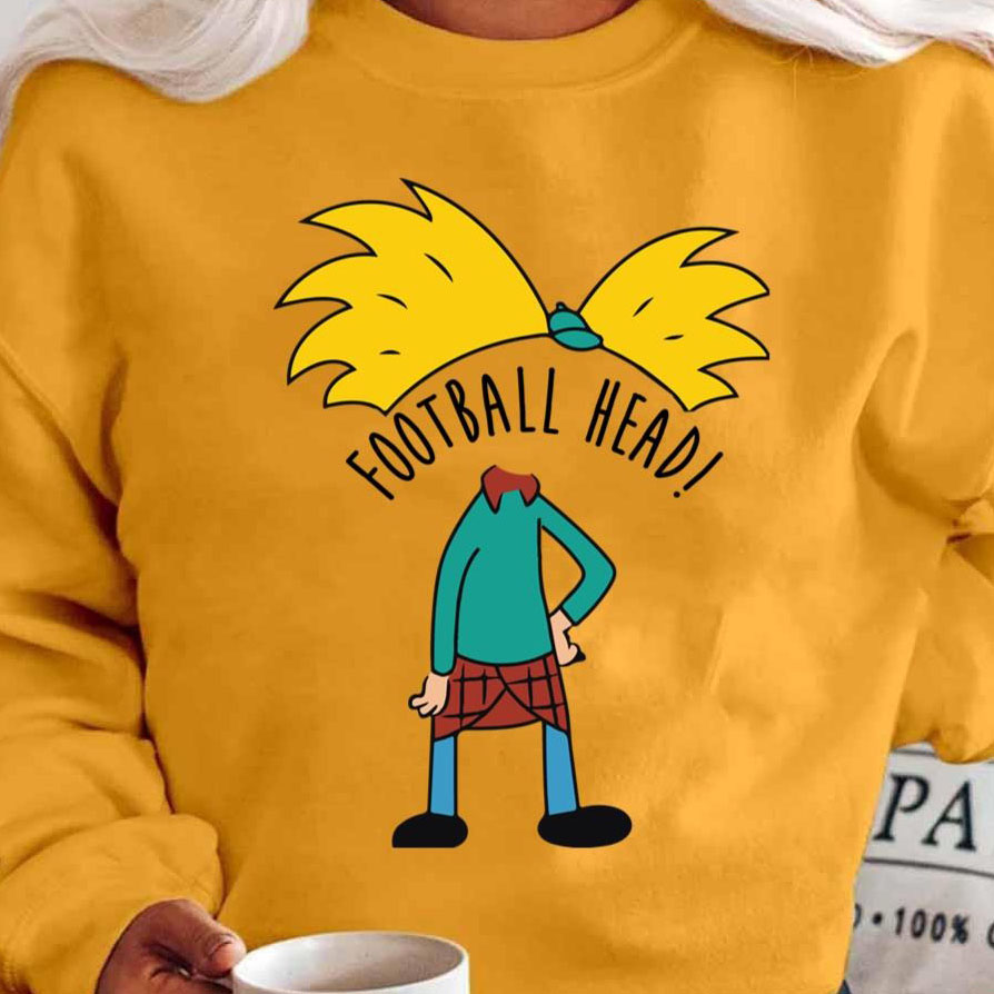 Football Head Cartoon Hey Arnold shirt