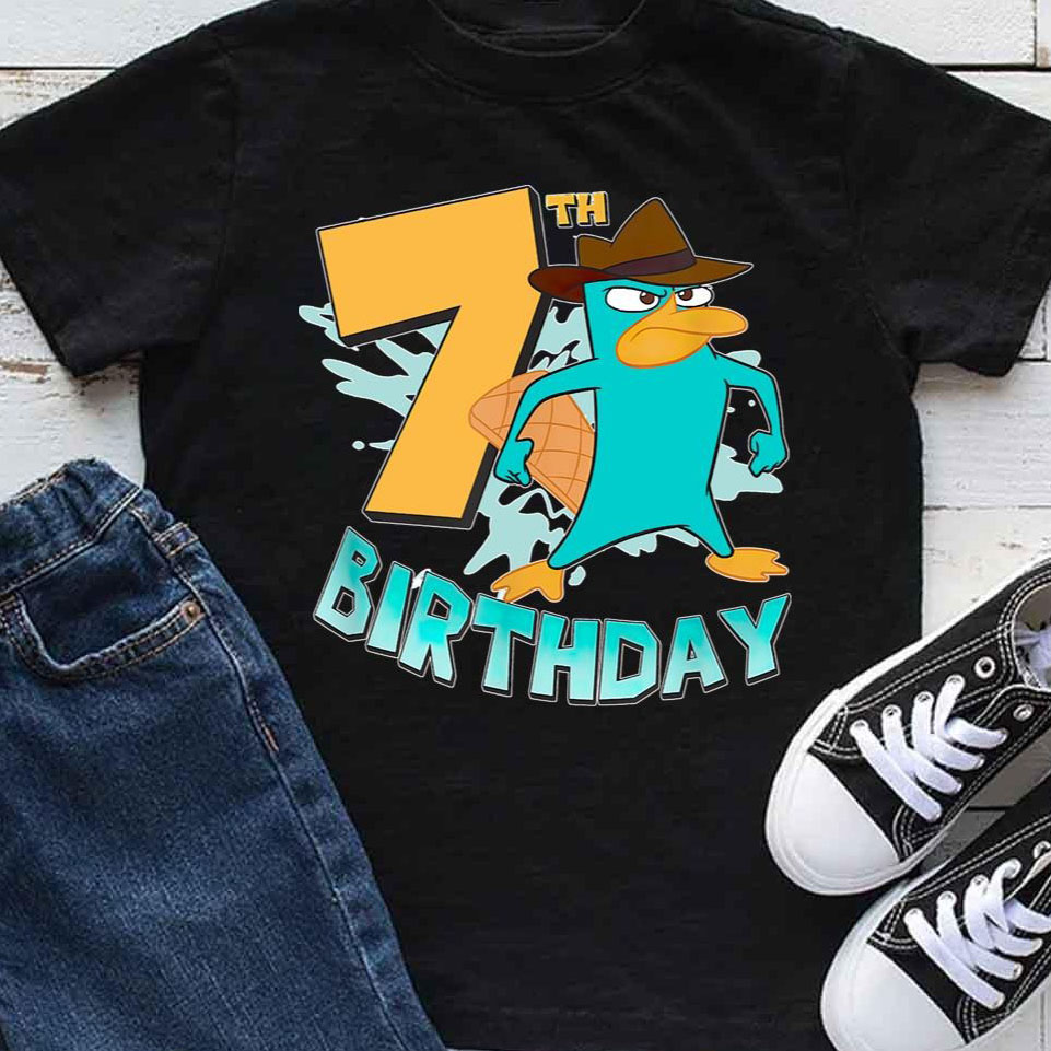 7th Birthday Perry The Platypus Phineas And Ferb shirt