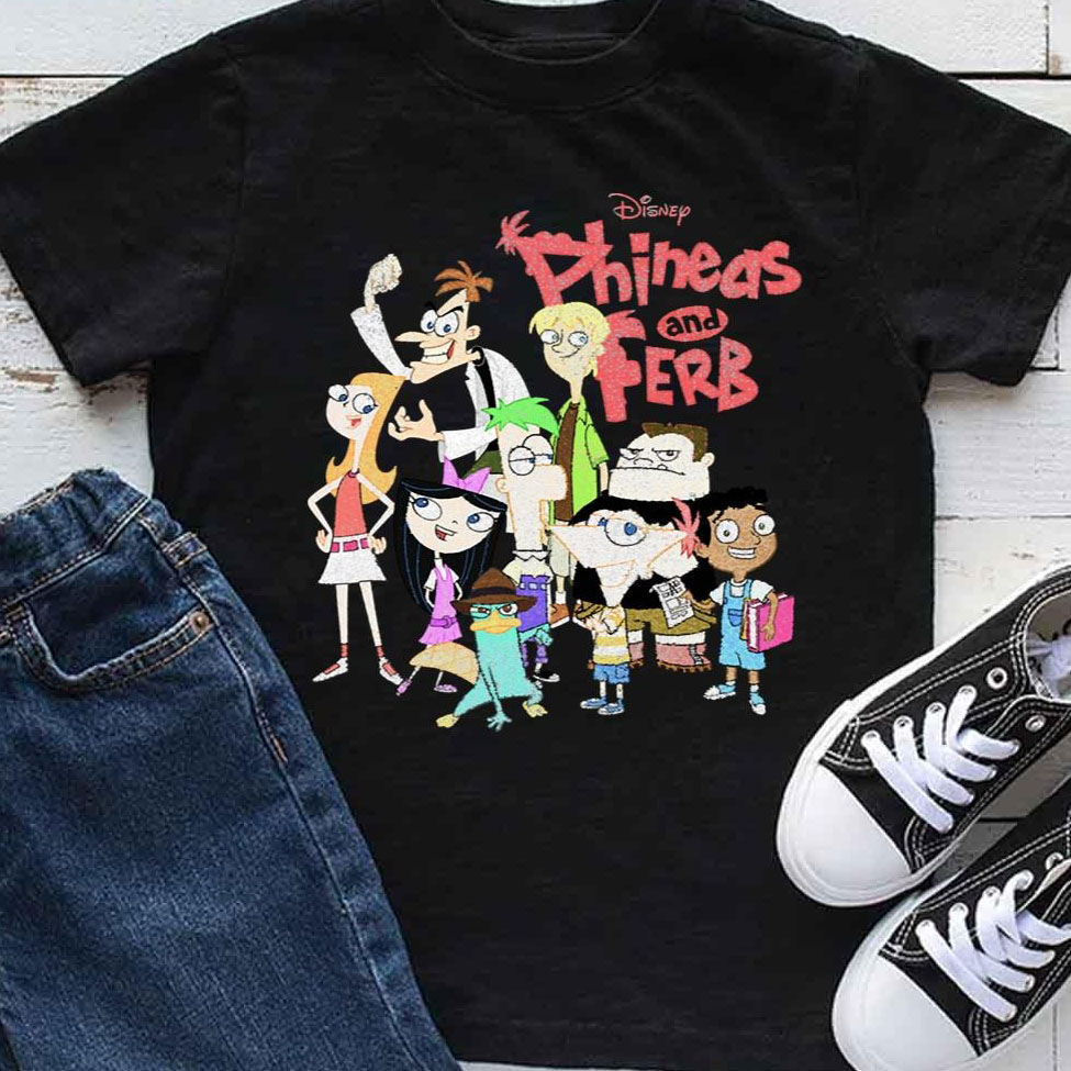 Call Me D Is Ney Phineas And Ferb The Group Logo shirt