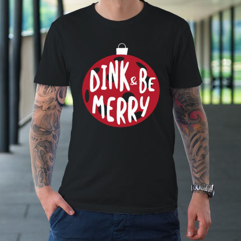 Funny Holiday Christmas Pickleball Pun Ornament shirt