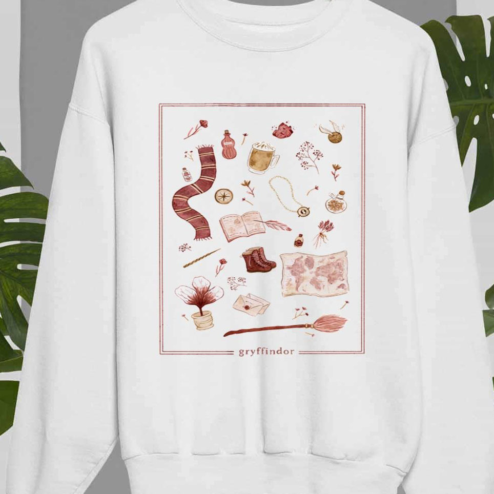 Gryffindor Harry Potter Doodles shirt