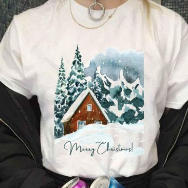 Merry Christmas Winter Scenery shirt