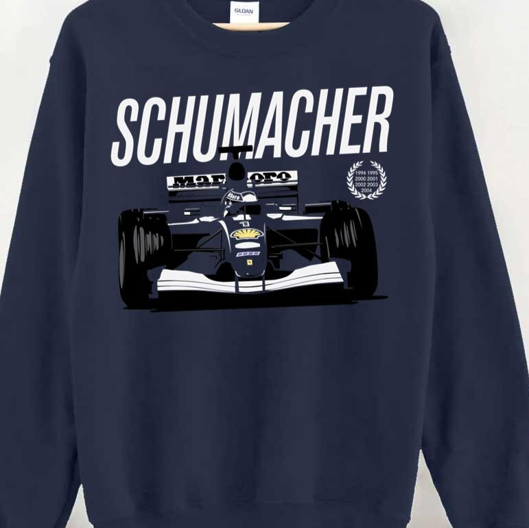 7 Time World Champion Formula 1 Michael Schumacher shirt