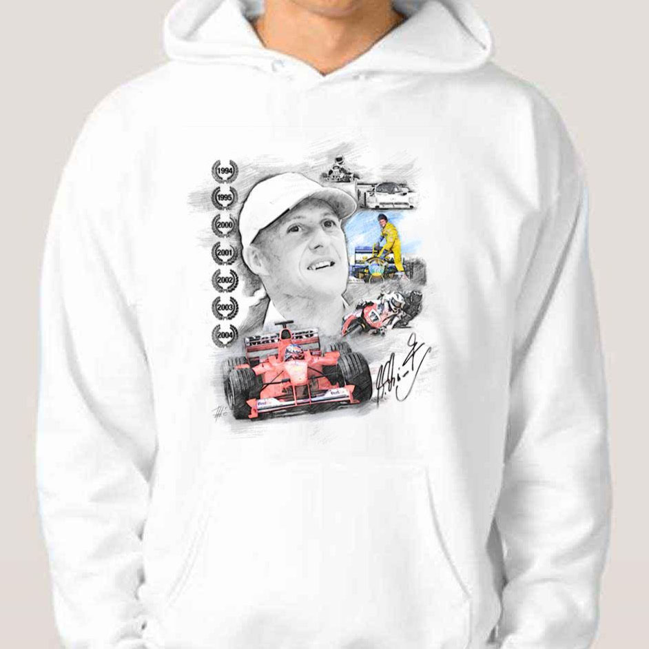 Aesthetic Design Michael Schumacher Formula 1 Signature shirt
